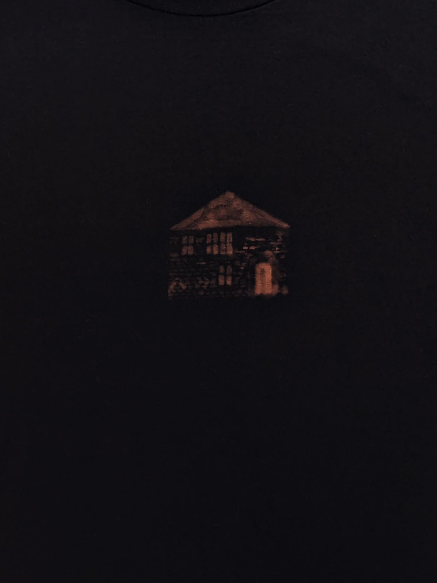 bleach-painted shirt (XL)