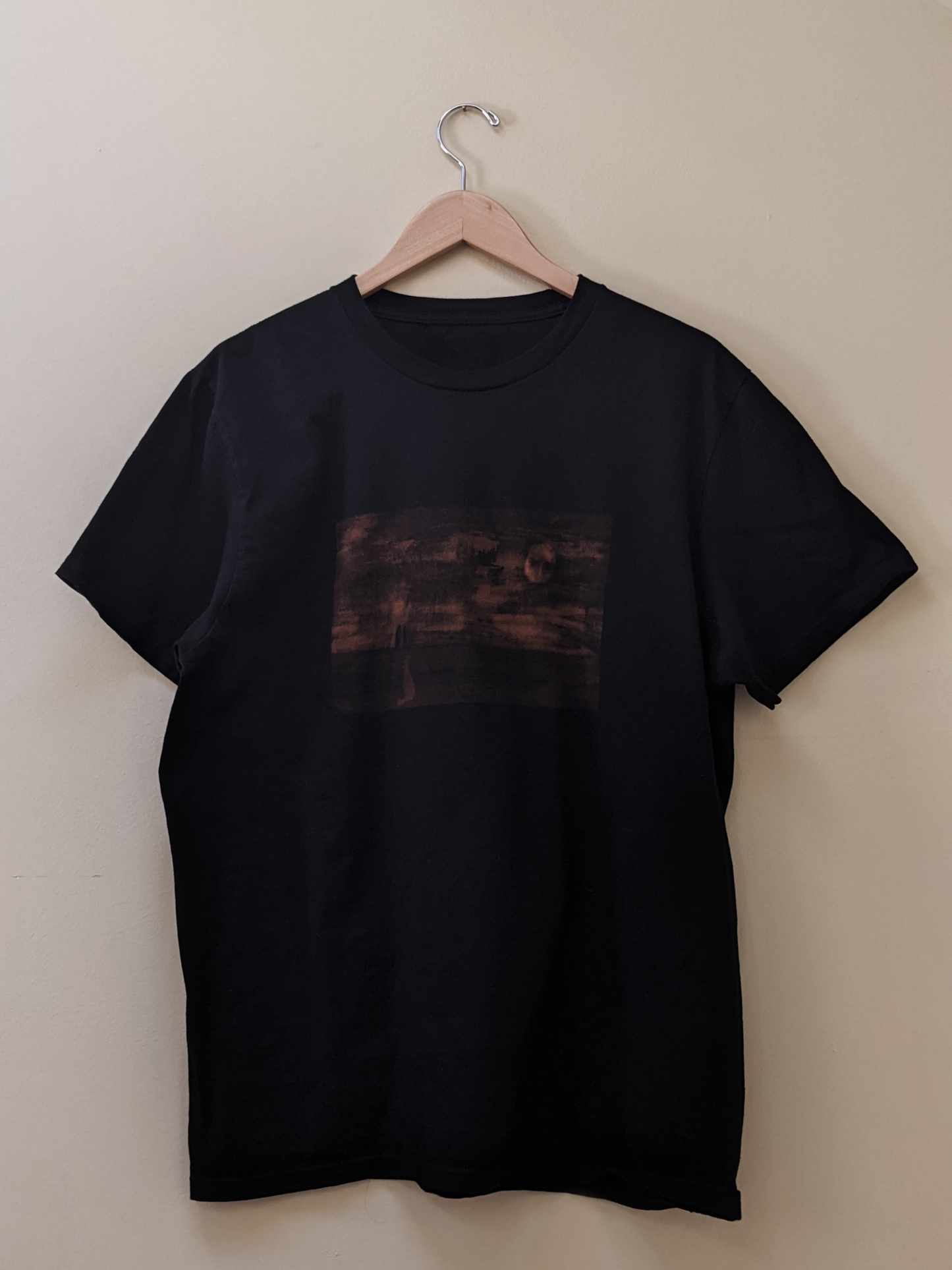 bleach-painted shirt (XL)
