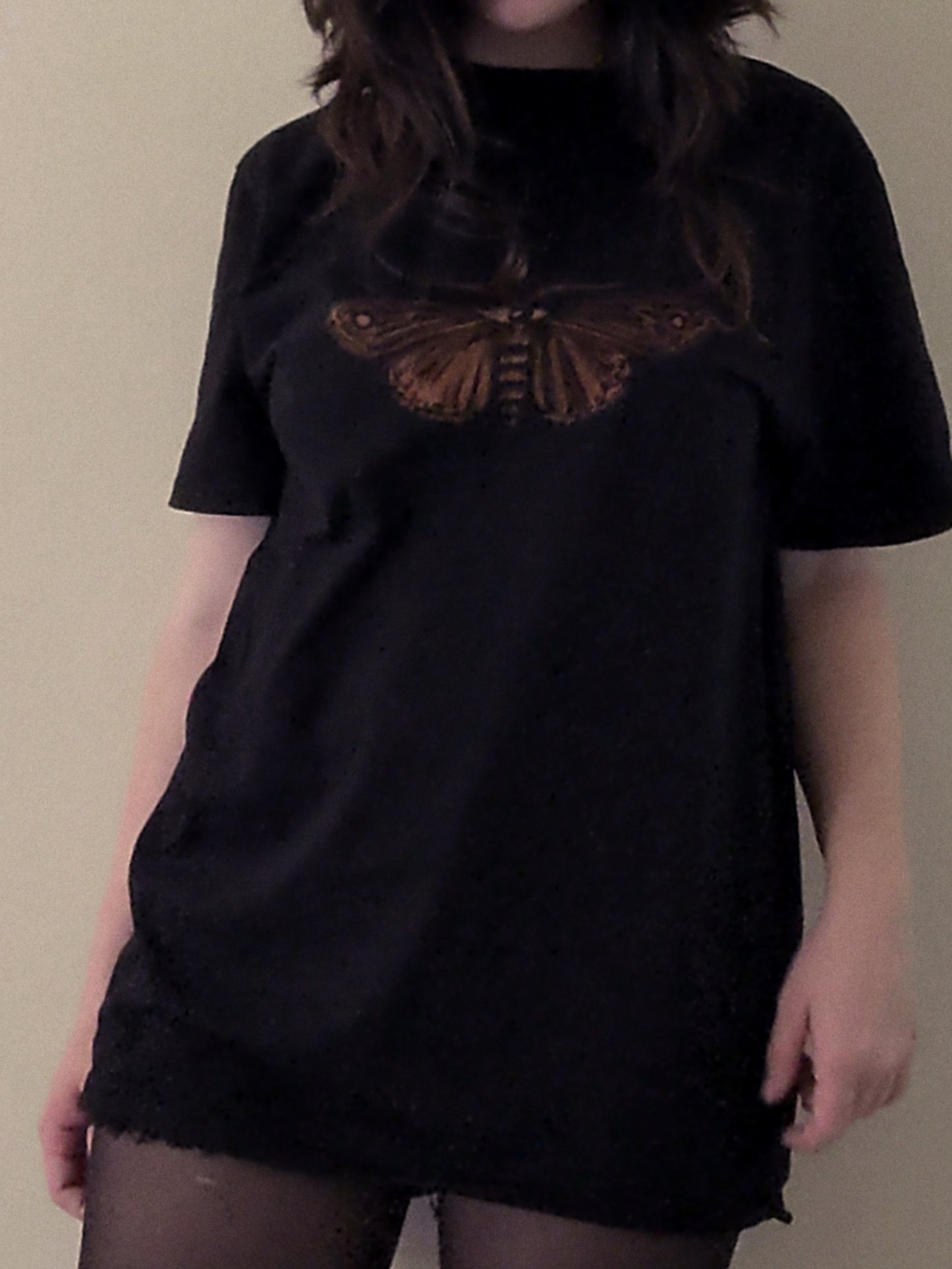 bleach-painted shirt (L)