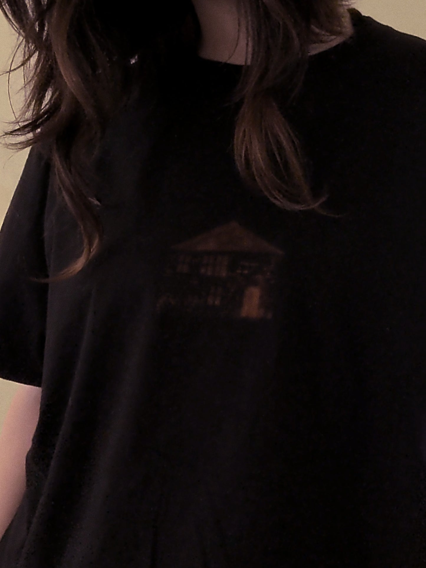 bleach-painted shirt (XL)