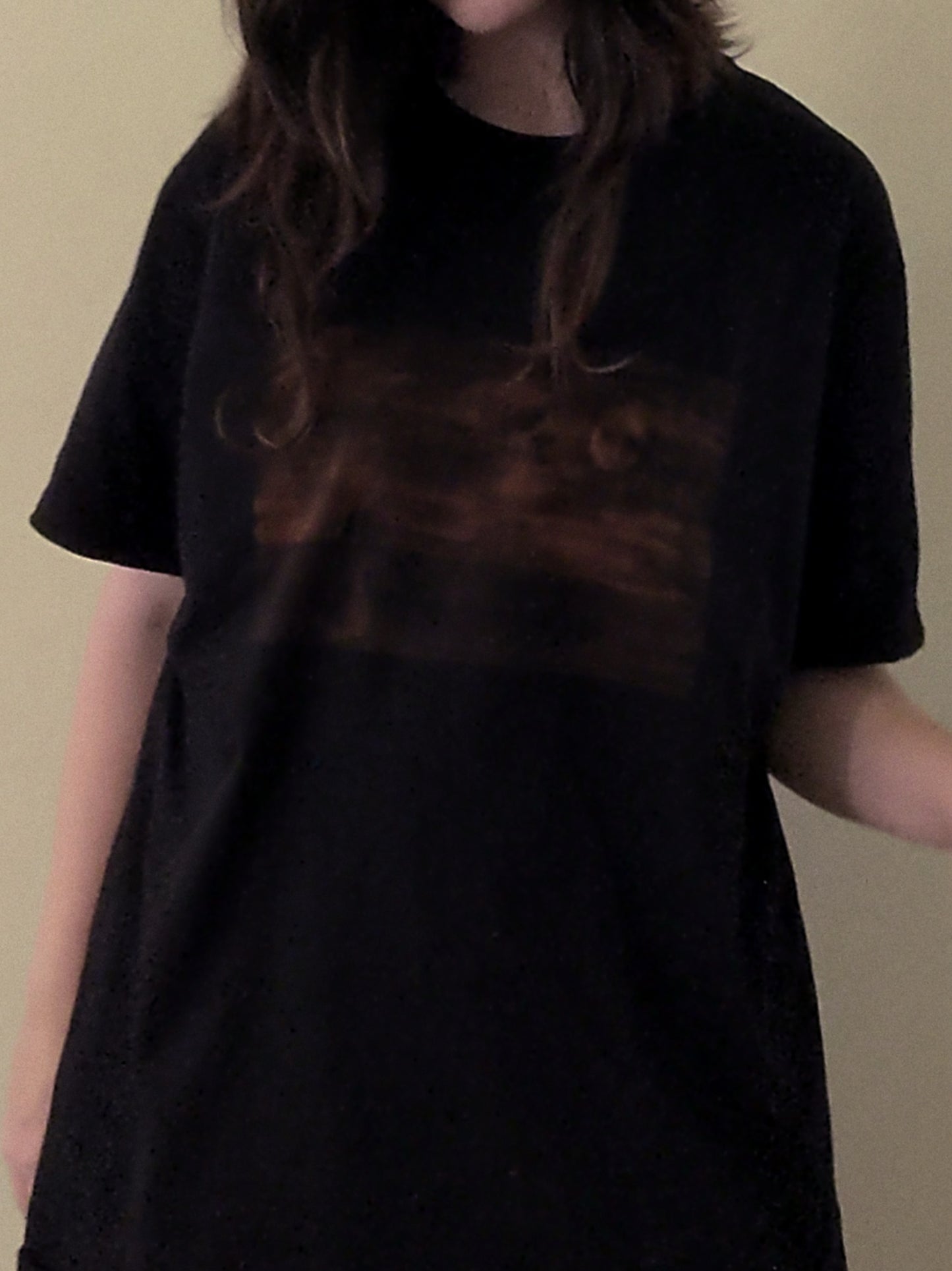 bleach-painted shirt (XL)