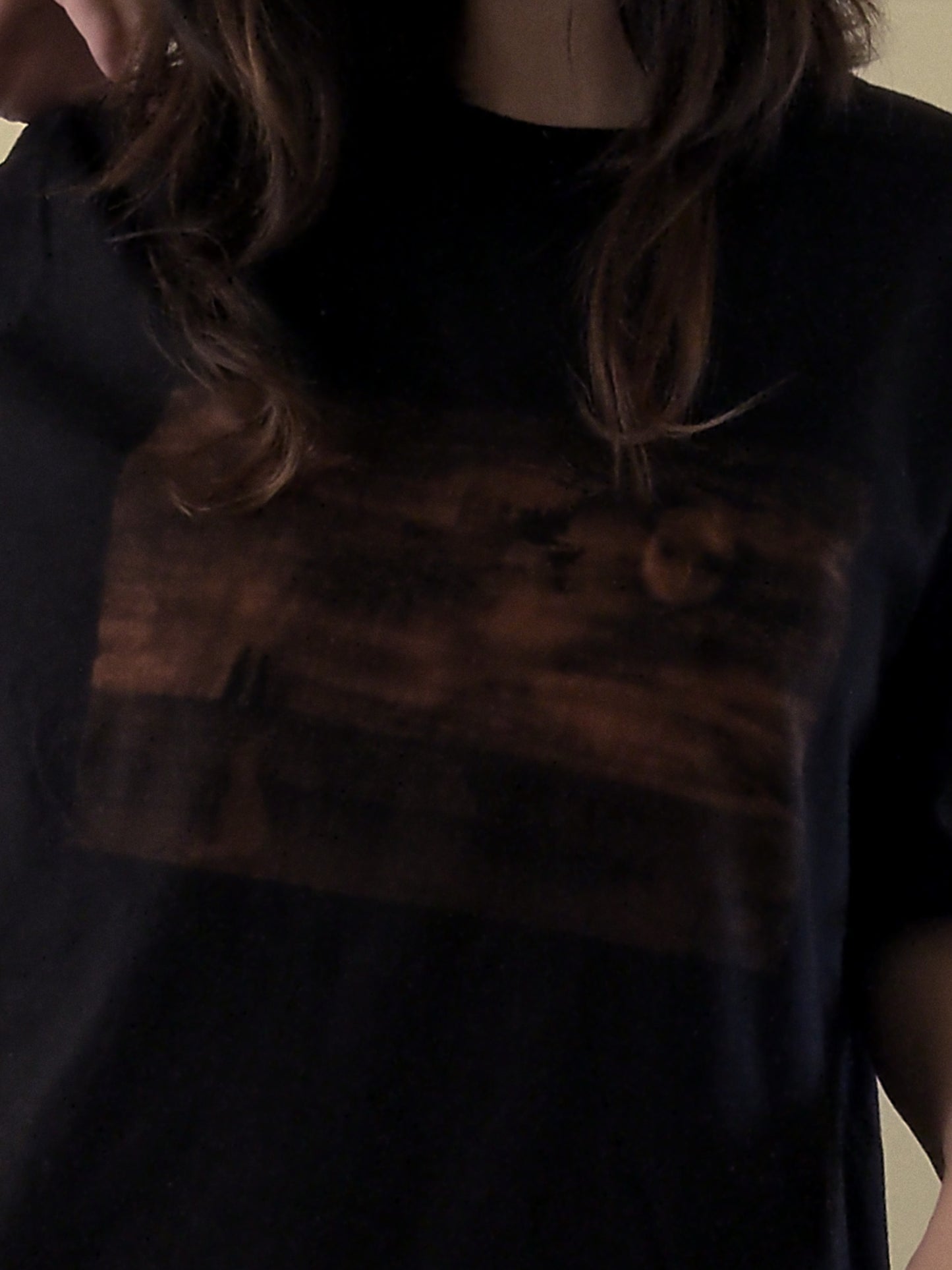 bleach-painted shirt (XL)