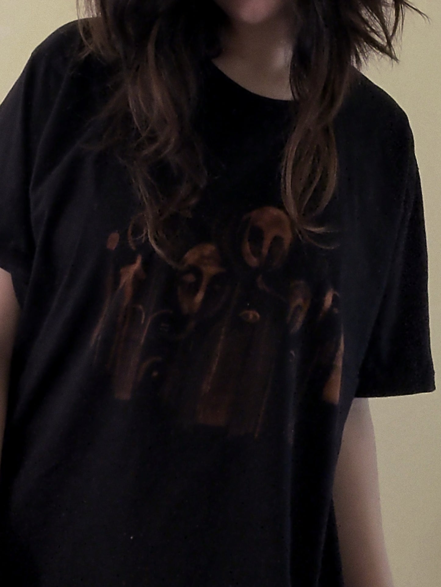 bleach-painted shirt (XL)