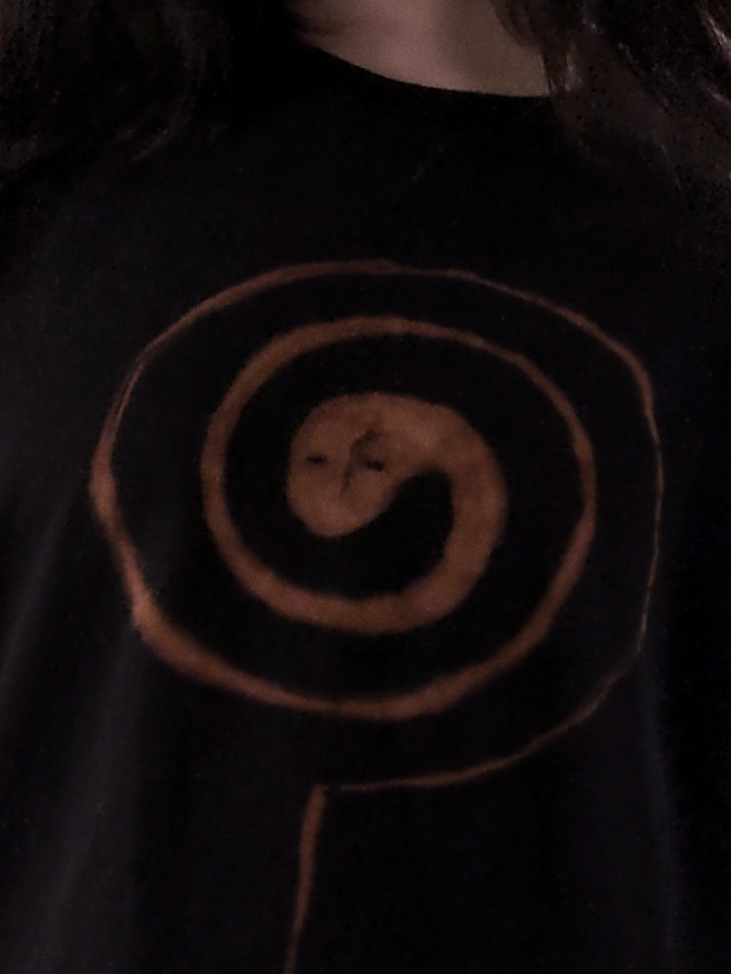 bleach-painted shirt (XL)