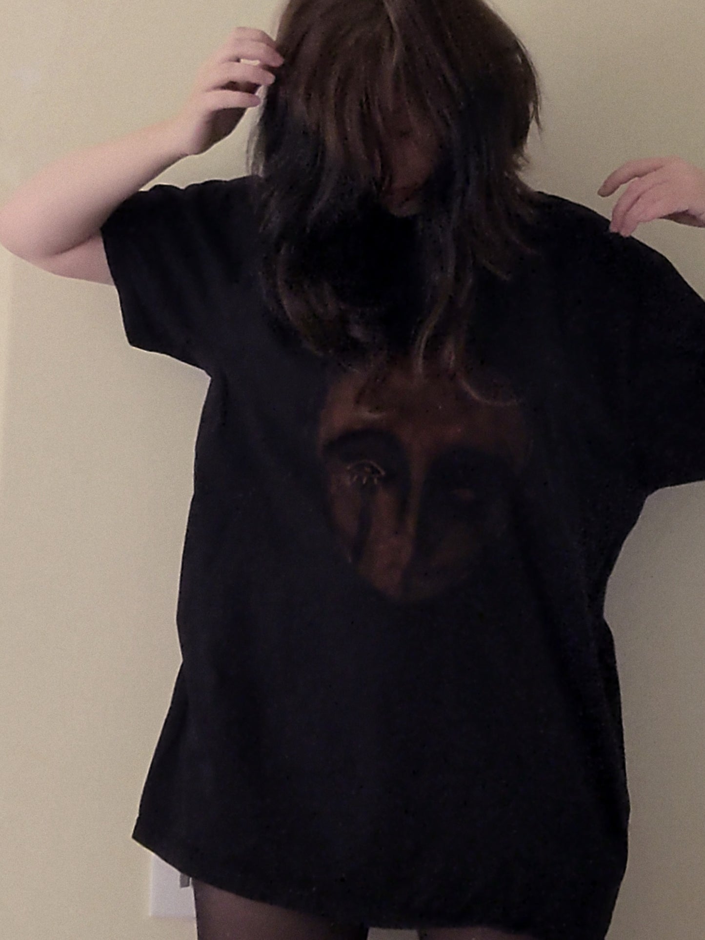 bleach-painted shirt (XL)