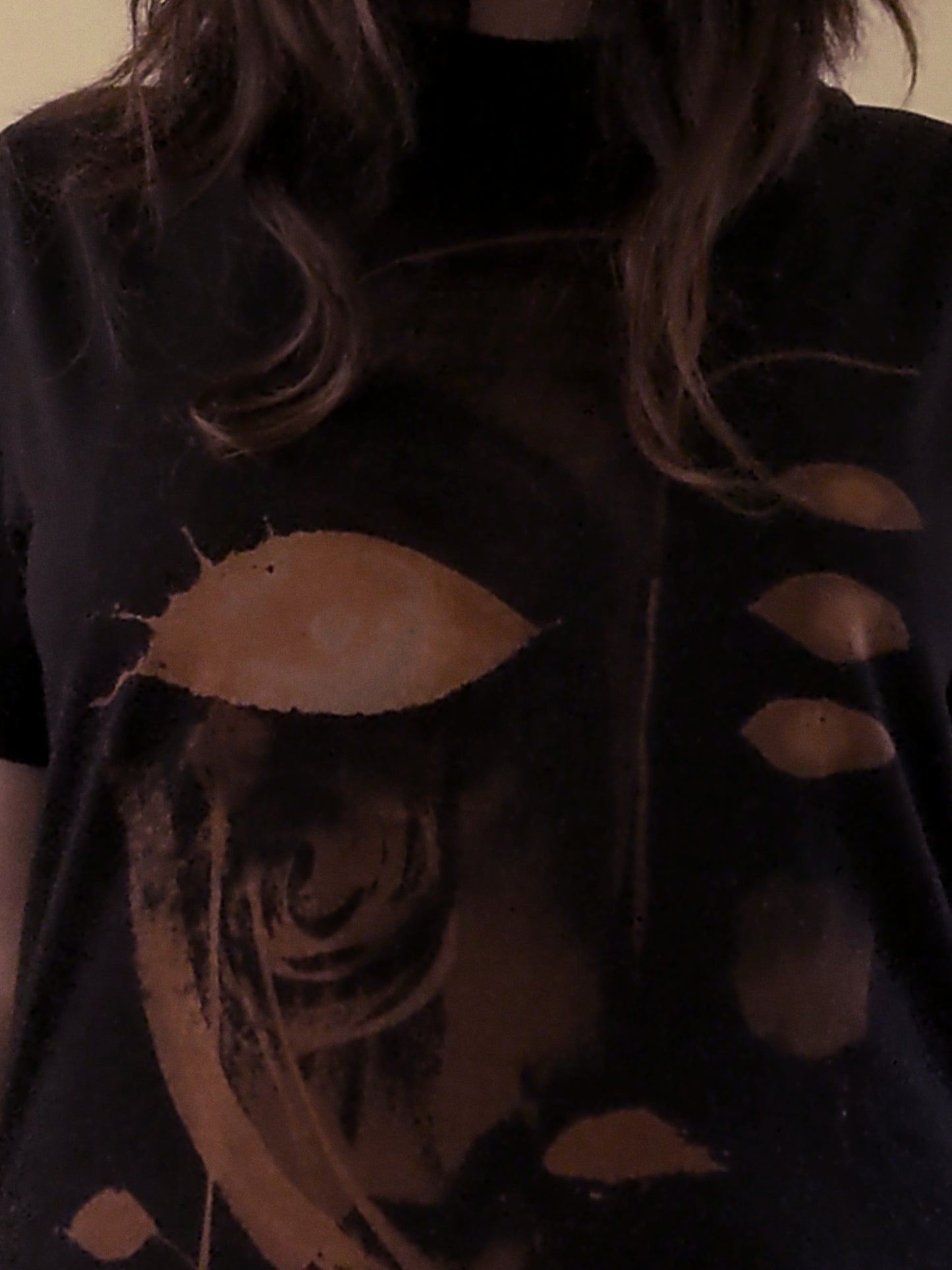 bleach-painted shirt (M)